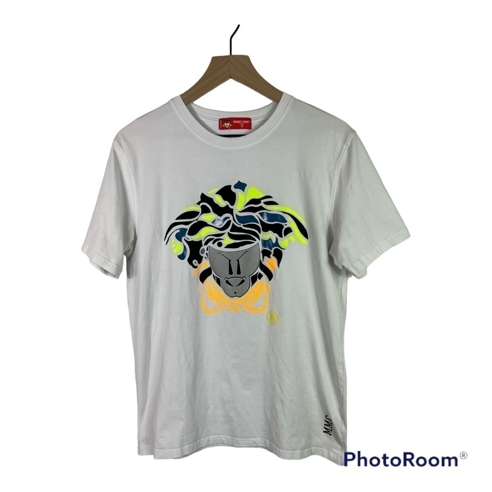 Monkey Money White Medusa T Shirt Size M
